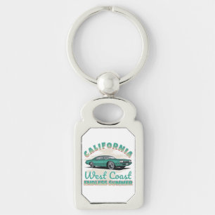 Chaveiro California Carro Antigo Metalizado Costa Oeste 