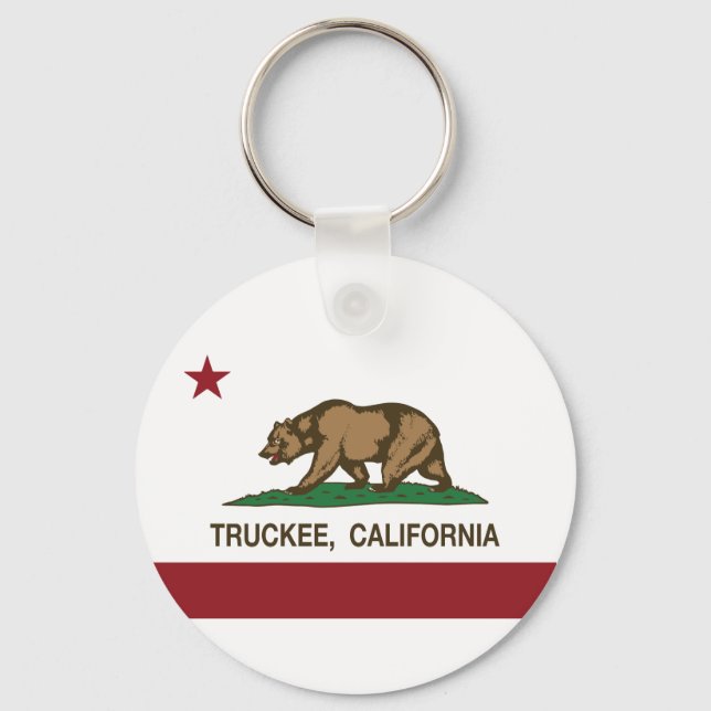 Chaveiro California Republic Flag Truckee (Frente)