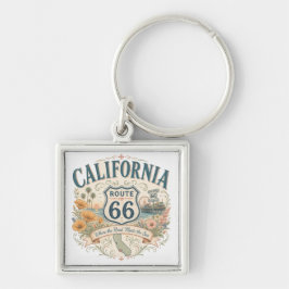 Chaveiro California Route 66 Golden Coast Lembrança