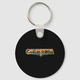 Chaveiro Califórnia Surf Retro Praia Vintage Cali Sol SF SD