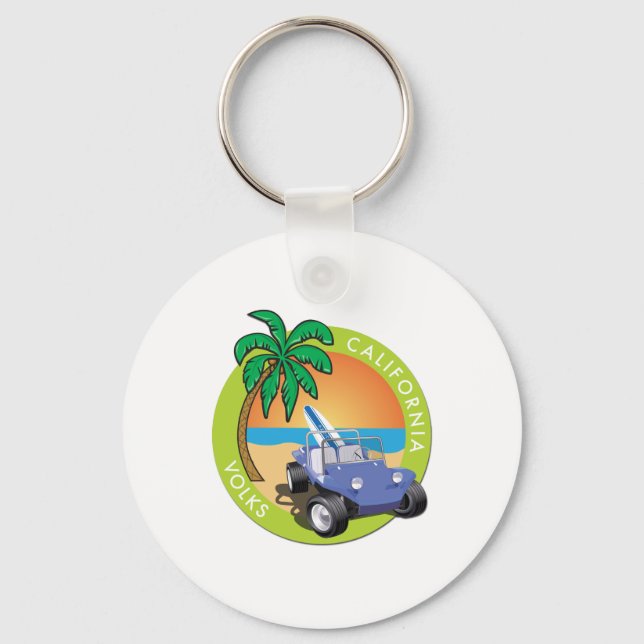 Chaveiro California Volks Dune Buggy com Palms (Frente)