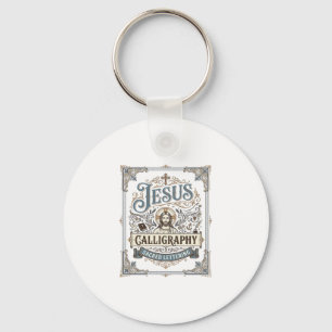 Chaveiro Caligrafia de Jesus Letra Sagrada Caligrafia de Je