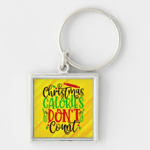 Chaveiro Calorias de Natal Não Contam 56558