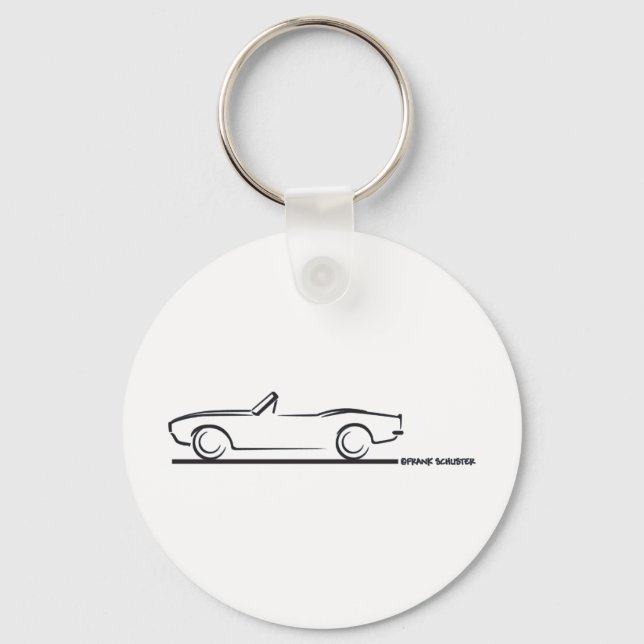 Chaveiro Camaro Convertível BLK 1968 (Frente)