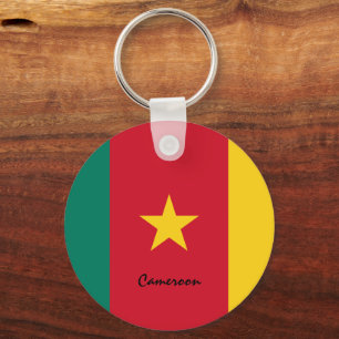 Chaveiro Camarões Flag e Camarões patriotas / esportes