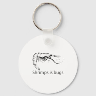 Chaveiro Camarões São Bugs Meme Amante de Peixes Pescador P