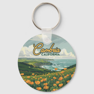 Chaveiro Cambria California Poppies Flores do Pacífico