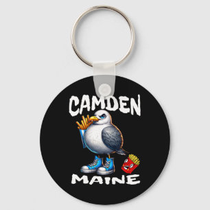 Chaveiro Camden Maine Funny Seagull Batata Frita Lembrança