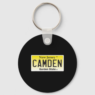 Chaveiro Camden Nova Jersey Nj Placa De Licença Da Cidade N