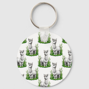 Chaveiro Camel llama Alpaca Pattern Design
