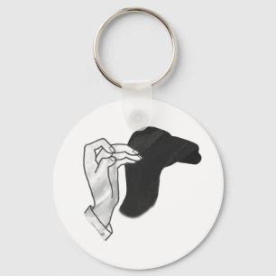 Chaveiro Camel Silhueta Mão