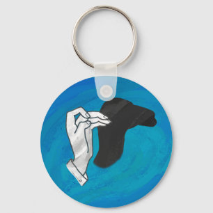 Chaveiro Camelo Sombra em Azul