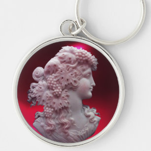 CHAVEIRO CAMEO, SENHORA COM UVA E VINHAS ANTIGOS