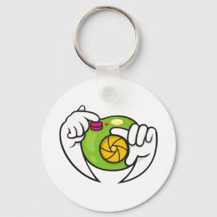 Chaveiro Câmera de desenho animado