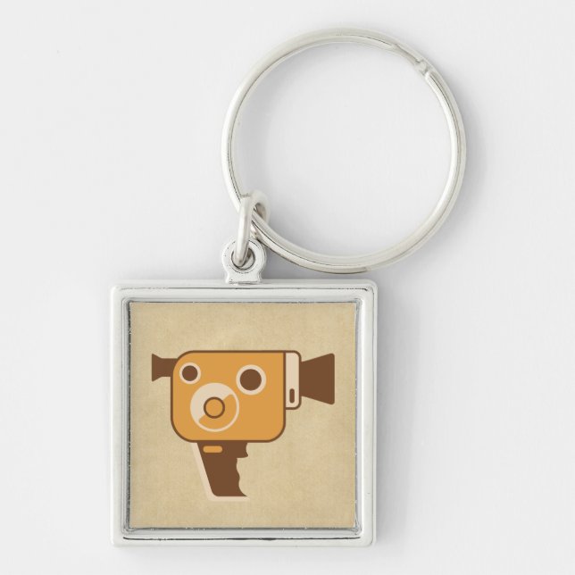Chaveiro Câmera de vídeo do cineasta (Frente)