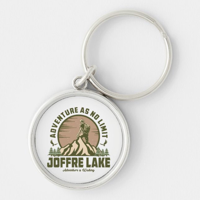 Chaveiro Caminhada Retro Joffre Lake (Frente)