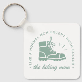 Chaveiro Caminhando com mamãe caminhava trilha de montanha