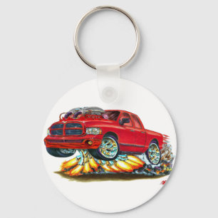 Chaveiro Caminhão duplo vermelho do táxi de Dodge SRT10