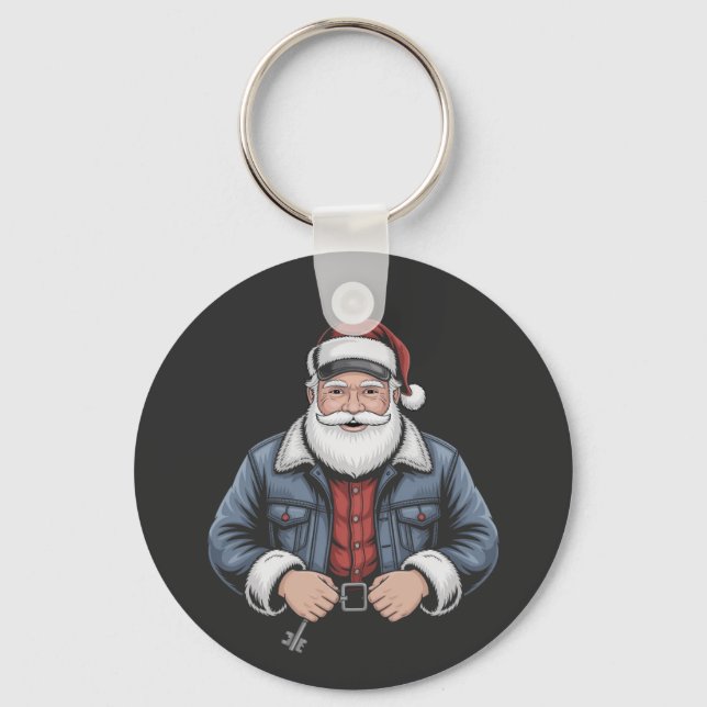 Chaveiro Caminhão Engraçado de Natal (Frente)