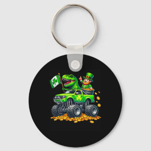 Chaveiro Caminhão Monstro Meninos T-rex Leprechaun Dia de S