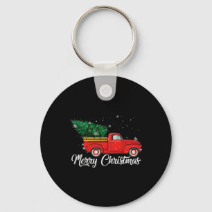 Chaveiro Caminhão Vermelho Pega Árvore de Natal Festa de Na
