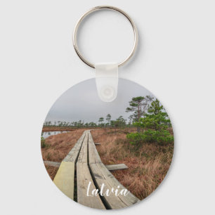Chaveiro Caminho de caminhada em pântano