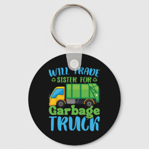 Chaveiro Caminhões de lixo Dia da Terra Reciclar Toddler Ga