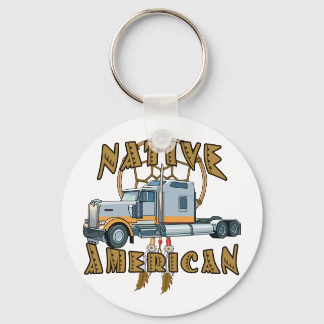 Chaveiro Caminhoneiro Americano Nativo (Frente)