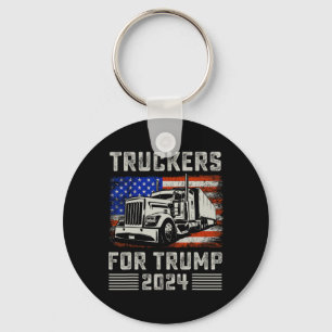 Chaveiro Caminhoneiros Para Trump Bandeira Americana - Trum
