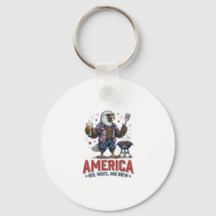 Chaveiro Camisa America Vermelha Branca E Cerveja Águia Chu