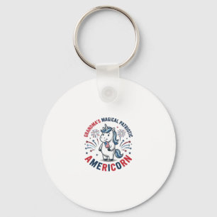 Chaveiro Camisa Avó Patriota Americano Unicórnio Design_1