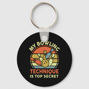 Chaveiro Camisa boliche Minha Técnica De Boliche É Secreta
