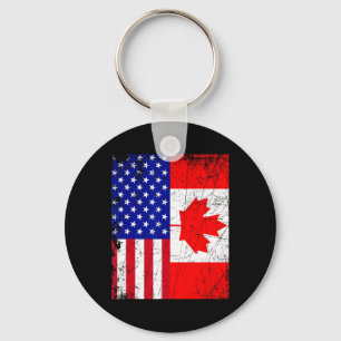 Chaveiro Camisa Canadense Americana Usa Canadá Bandeira 4 D