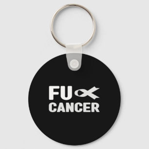 Chaveiro Camisa Cancer Fu T - Fita Branca, Cancer Pulmonar