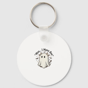 Chaveiro Camisa Cute Ghost Cow Halloween Moo Eu Quero Dizer