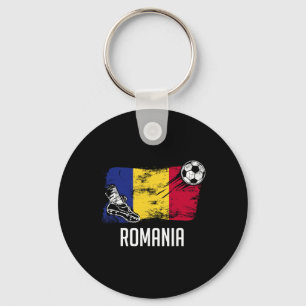Chaveiro Camisa da Bandeira da Romênia Time de Futebol Rome