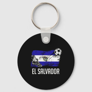 Chaveiro Camisa da Bandeira de El Salvador Time de Futebol 