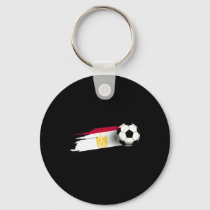Chaveiro Camisa da Bandeira do Egito Time de Futebol Egípci