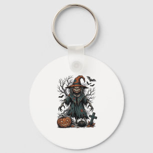 Chaveiro Camisa de Abóbora de Halloween de Espantalho de Br