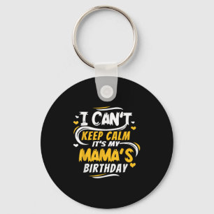 Chaveiro Camisa de Aniversário da Mamãe Não Posso Manter a