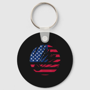 Chaveiro Camisa de Badminton da Bandeira Americana Homens M