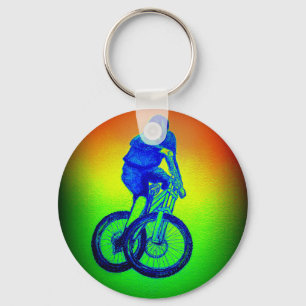Chaveiro Camisa de bicicleta T de meninos apresenta anel ch