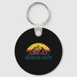 Chaveiro Camisa de caminhada vintage outdoor montanhas natu