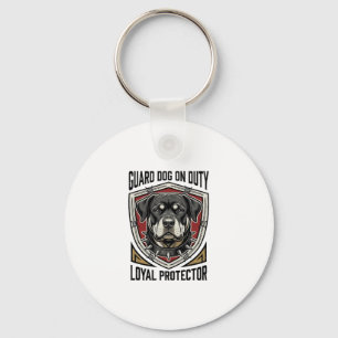 Chaveiro Camisa de Cão de Guarda Gravada Vintage Protetor A