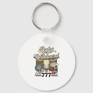 Chaveiro Camisa de cassino ocidental vintage Baby Im a Wild