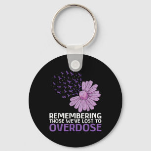 Chaveiro Camisa de Conscientização sobre Overdose em Memóri