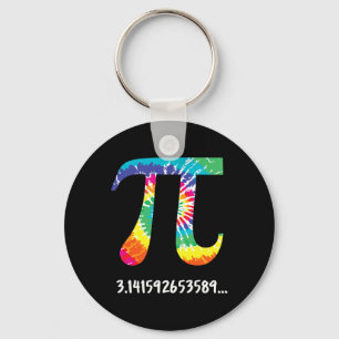 Chaveiro Camisa De Corante Pi-Day Tie Para Física Do Profes