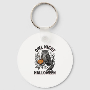 Chaveiro Camisa de Coruja de Halloween Desenho de Pássaro A