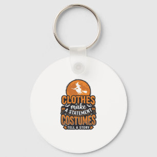 Chaveiro Camisa de declaração de fantasia de Halloween vint