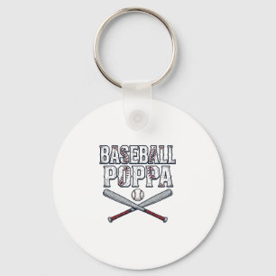 Chaveiro Camisa de desenho de gravura vintage Baseball Popp